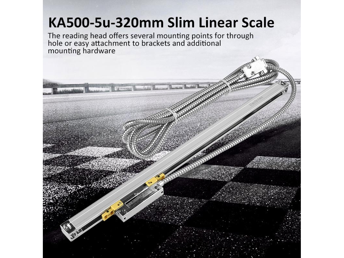 Laxiscreed Encoder Linear Óptico Ultra-fino Com Alcance De Leitura De 320mm