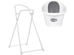 Banheira SHNUGGLE com suporte dobrável Cinzenta (0 meses - 103.5 x 59.5 x 78cm)