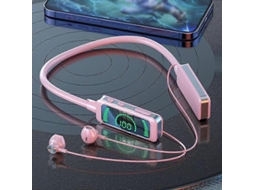 Fones De Ouvido Esportivos Bluetooth Com Faixa De Pescoço E Visor Digital Hifi Ly Ebike