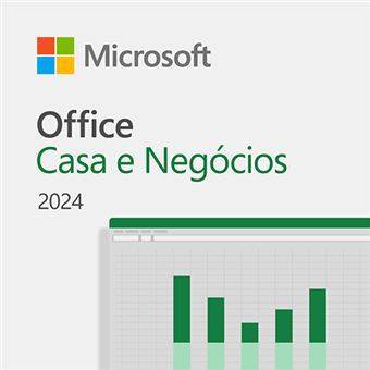 Software MICROSOFT Office Casa e Negócios 2024 (1 Dispositivo - PC ou Mac - Formato Digital)