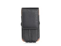 Capa LAXISCREED Vintage para Celular de 6.3 Polegadas com Clip de Cinto