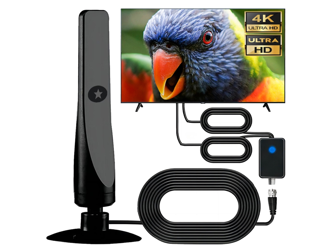 Antena de TV 4K HD Amplificador de sinal de antena digital para Smart TV Cuich