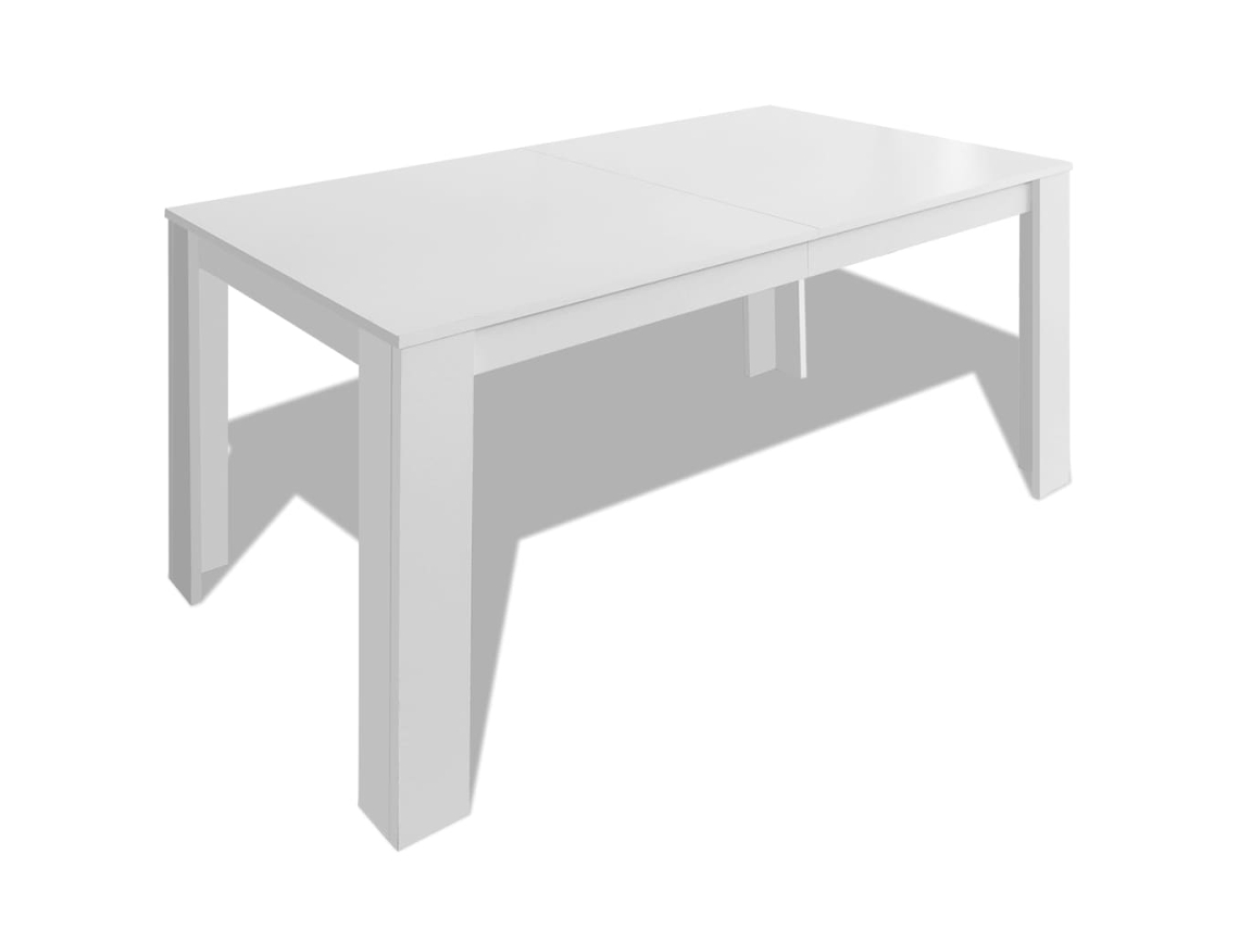 Mesa de Jantar 140x80x75 cm Branca MAISON EXCLUSIVE