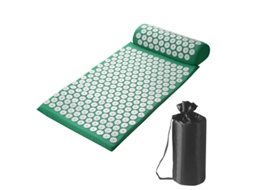 Conjunto de Tapete e Almofada de Acupressão com Bolsa. de Acupuntura para Dores no Pescoço e nas Costas, Relaxamento Muscular AQUAFORGE