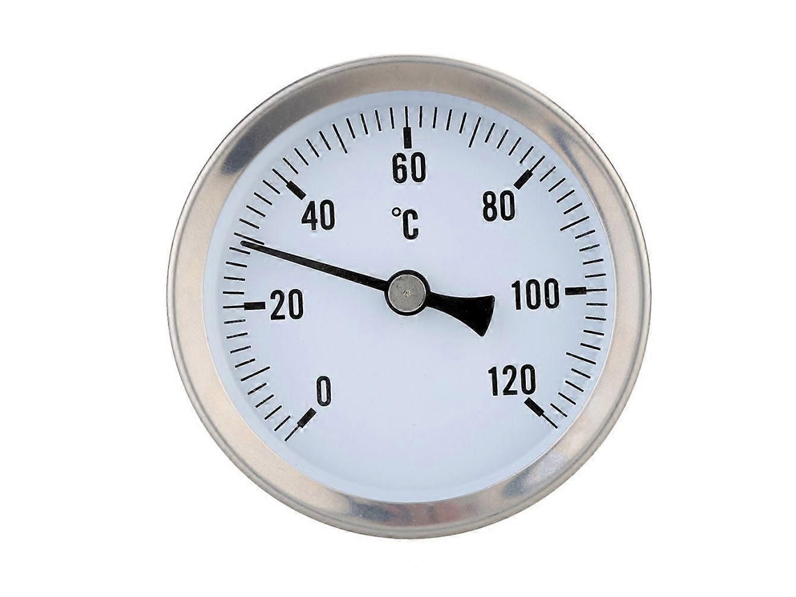 Termômetro Metálico De 63 Mm, À Prova D'água, Para Uso Na Indústria Química.