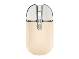 Rato Yizhood 2.4ghz Sem Fio Recarregável Type C Óptico Usb Silencioso Para Laptop Pc Tablet Computador Office Amarelo