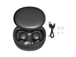Fones Bluetooth intra auriculares, cancelamento de ruído, longa duração EOOCOO