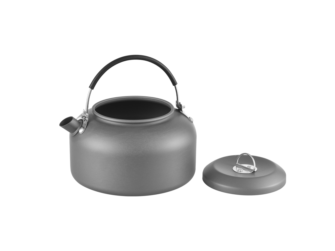 Chaleira de Camping 1.4l Alumínio Anodizado com Alça de Silicone