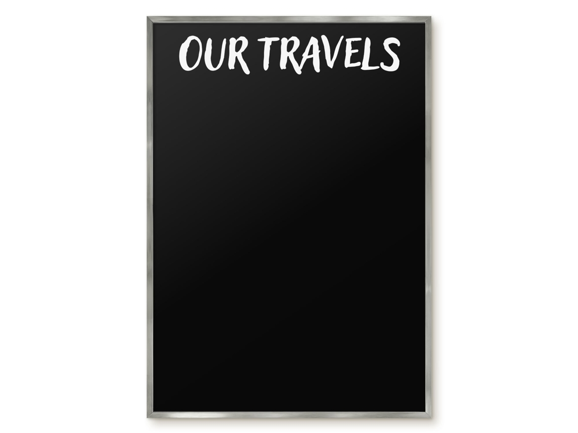 Magnetic Board Our Travels For The Living Room Espelharte (70x100 Cm)