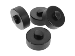 Conjunto De 4 Peças De Almofadas De Borracha Antiderrapantes Para Suporte De Elevação