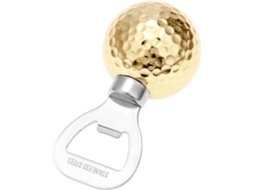 Abridor De Garrafas Cerveja Em Formato Bola Golfe, Utensílio De Cozinha Criativo E Divertido Para Bebidas, Aço Inoxidável Branco E Dourado