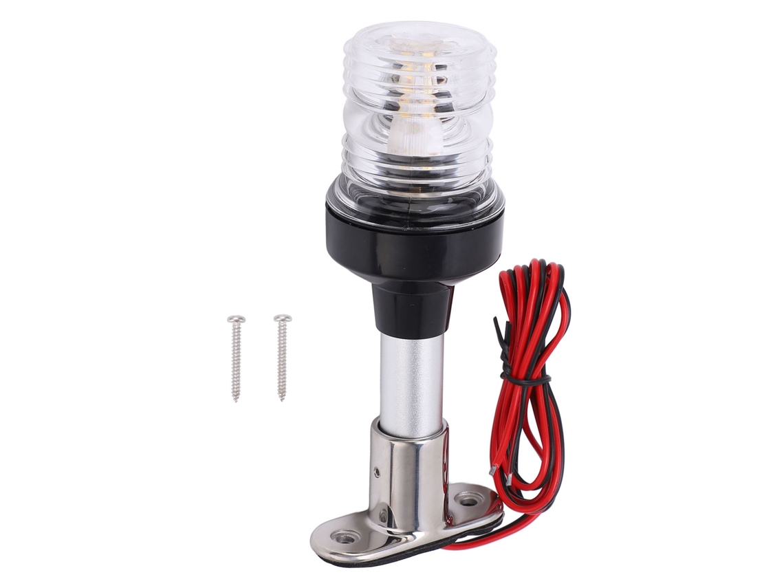 Luz de sinalização de navegação para barcos, 12V DC, 24V, 5W, 6 polegadas, IP66, à prova d'água, LED, para iates.