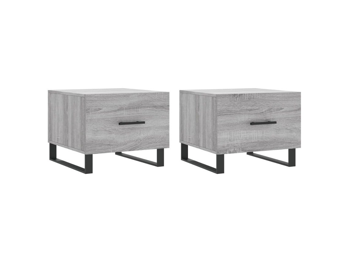 Coffee Table, Coffee Tables Vidaxl Cinzeto Madeira Processada (n/a)