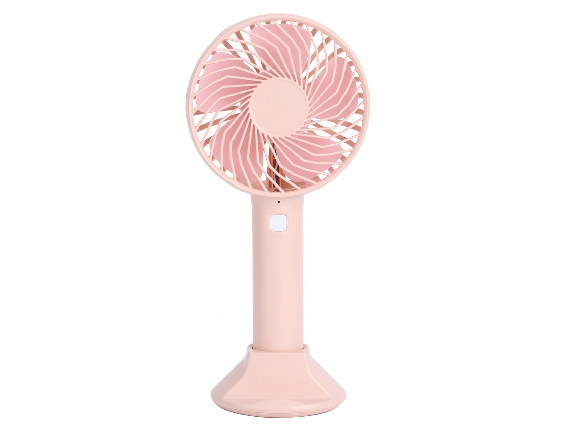 Vents Mini Portátil Usb Rosa Suporte Casa Escritório