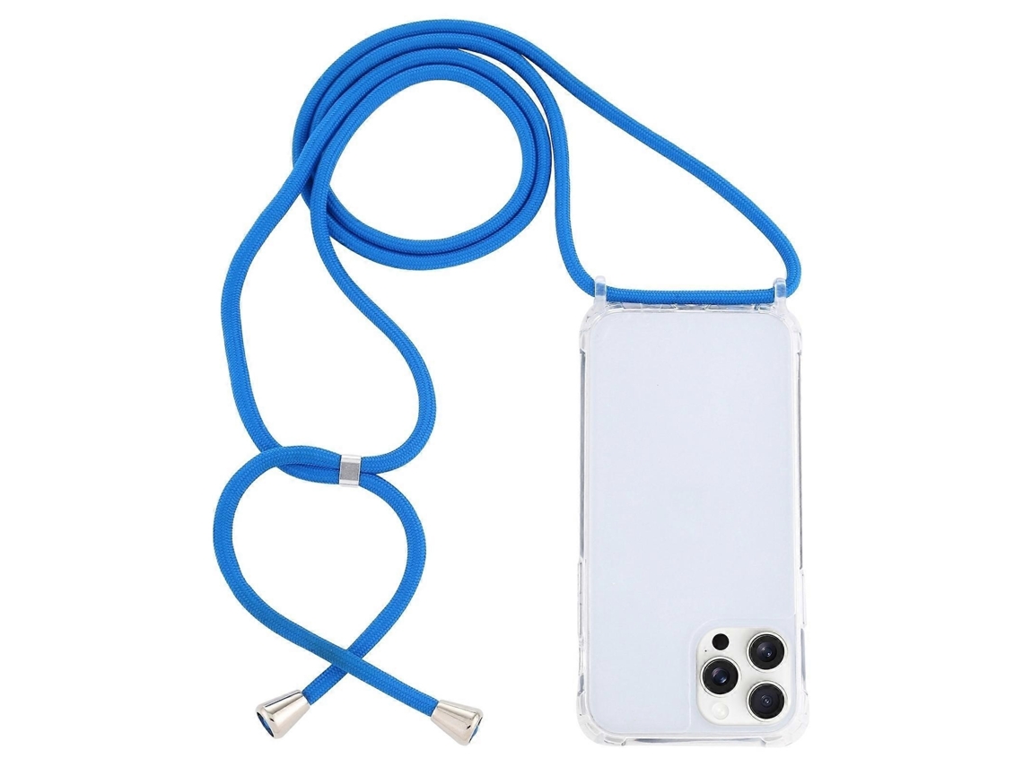 Lurelia Capa Com Cordão Iphone 16 Pro Acrílico Airbag Antichoque