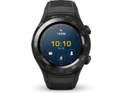 Smartwatch HUAWEI Watch 2 Sport Carbon Black — Bluetooth, Wifi e NFC | 410 mAh | Android e iOS