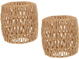 Luminária De Teto Moderna Em Rattan Trançado, Ideal Para A Sala De Estar.