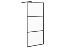 Shower Wall, Shower Walls Vidaxl Preto Vidro (80 X 195 Cm)