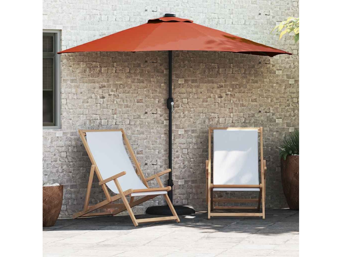 Vidaxl Guarda-sol De Jardim 294 X 150 X 224 Cm Poliéster E Aço