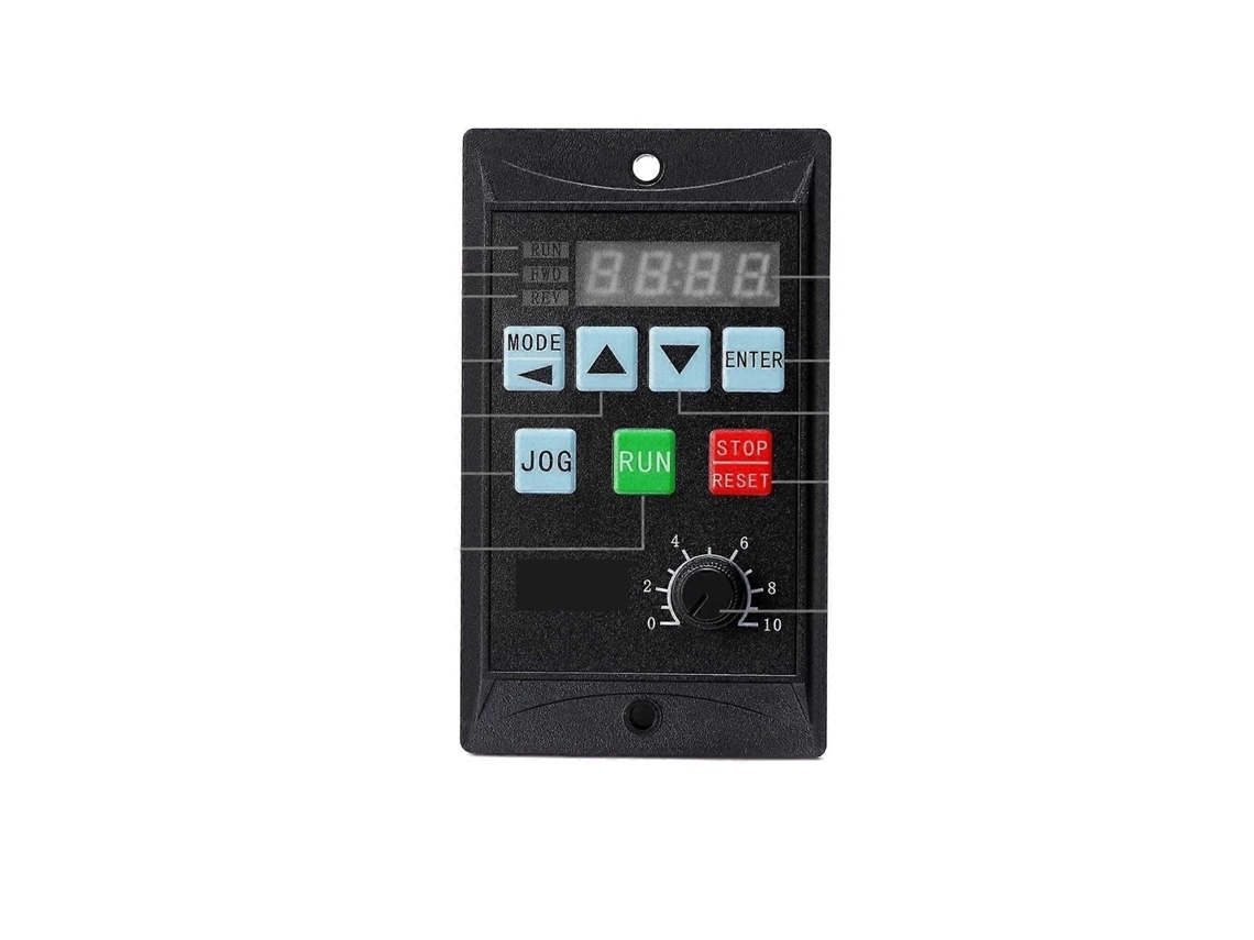 Controlador de velocidade de motor reversível de 1500 W com inversor de frequência CA 220 V e controle preciso de velocidade.