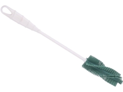 Escova De Silicone Com Cabo Longo Para Limpeza De Mamadeiras E Copos Sem Riscos.