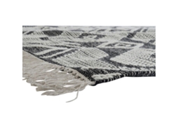 Tapete Dkd Home Decor Branco Preto Algodão 160 X 230 X 1 Cm