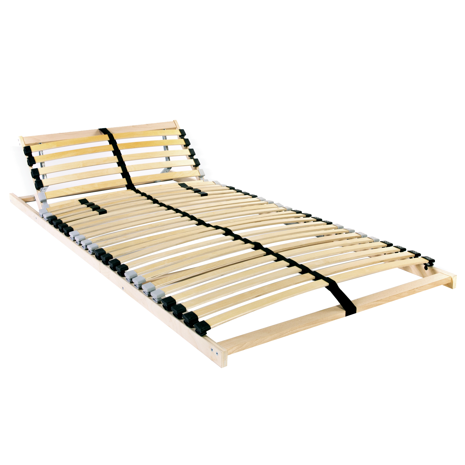 Conjunto 1 Cama Com Ripas Vidaxl Castanho Madeira De Faia Maciça (80 X 190 Cm)