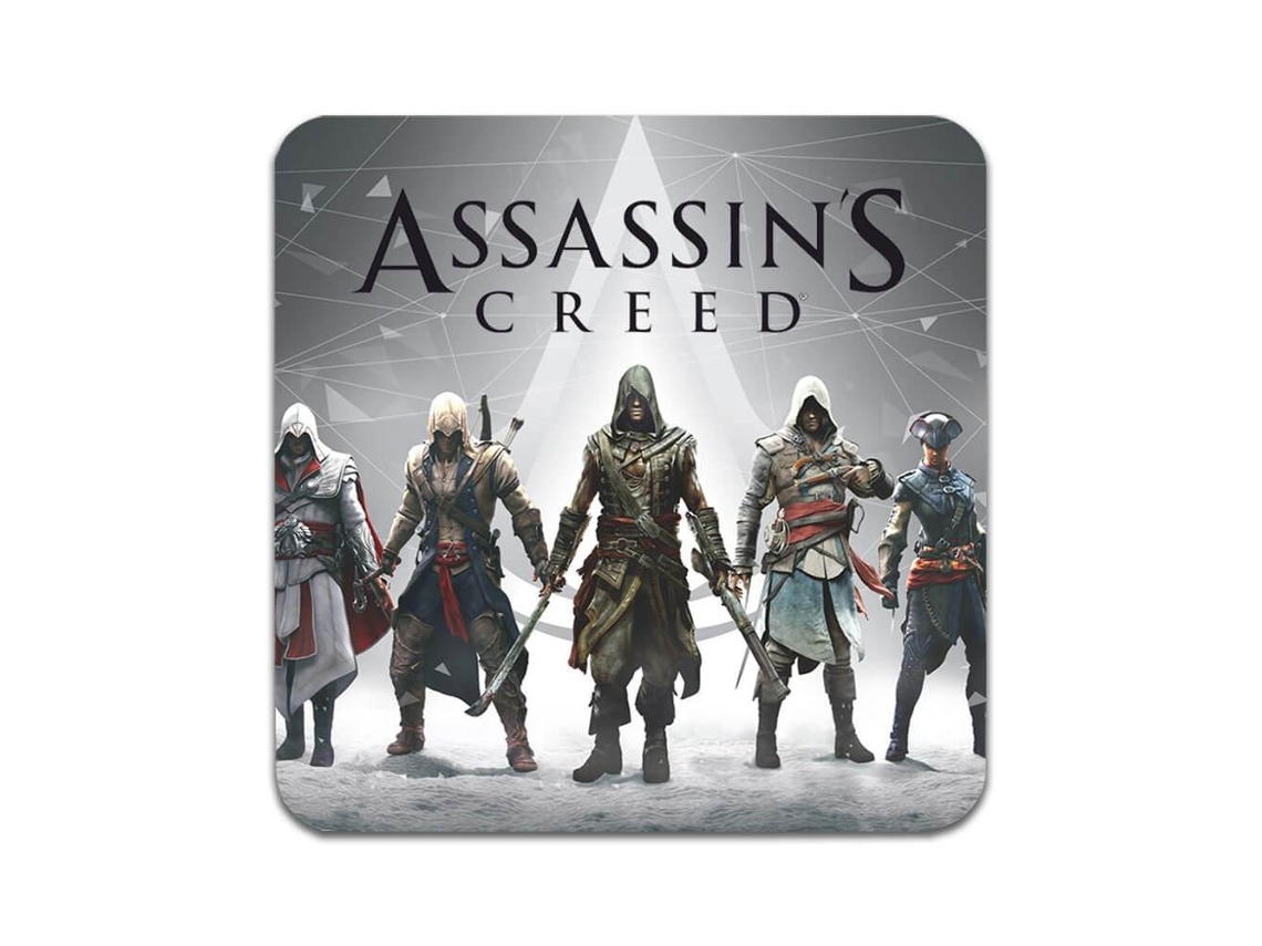 Conjunto De 2 Porta Copos Do Jogo Assassins Creed Brilvibera