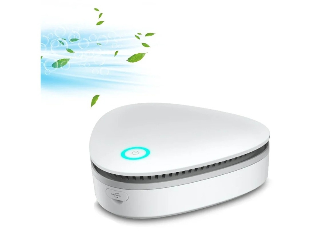 Removedor De Fumaça E Odores Mini Purificador De Ar Yizhood Branco