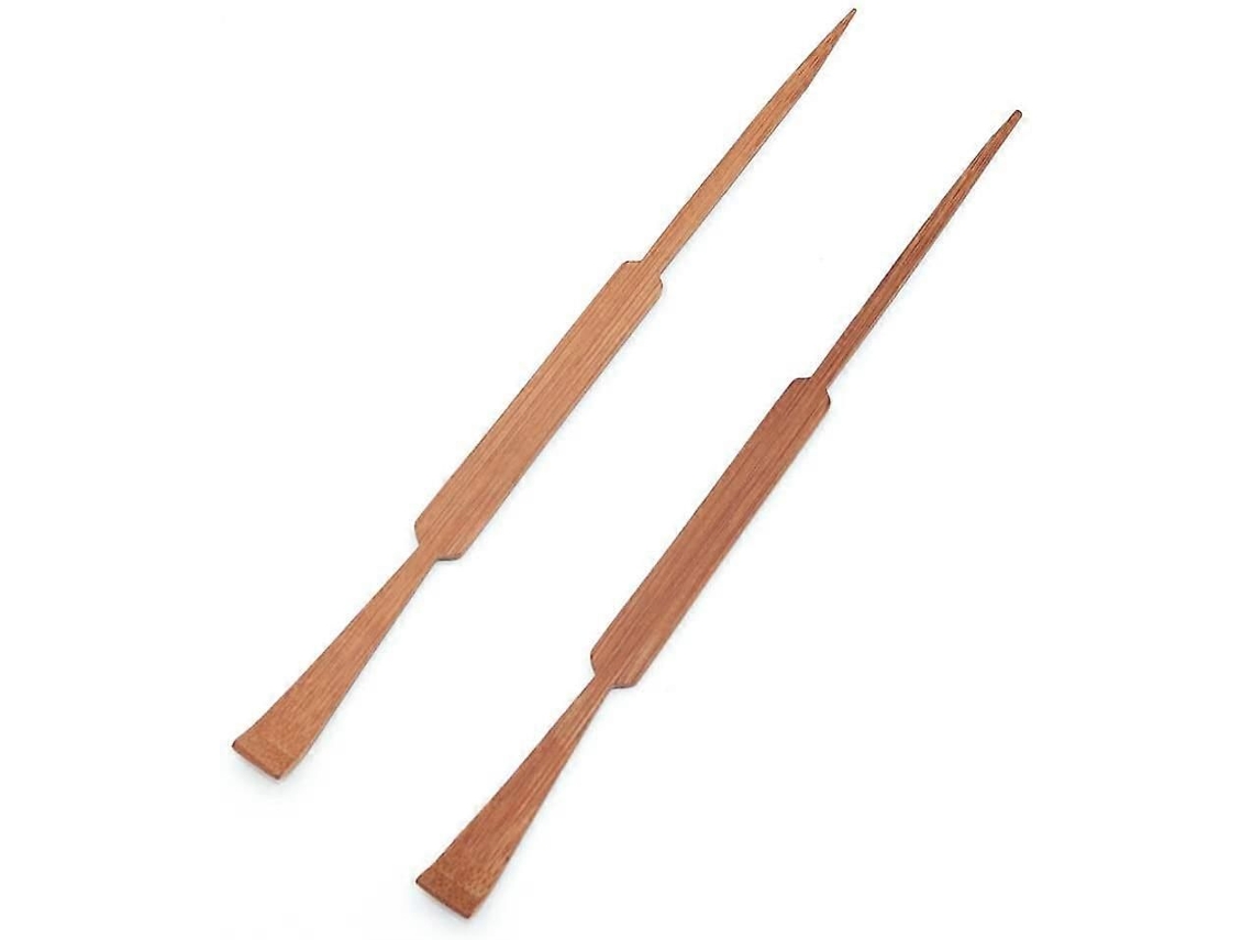 Colher De Chá De Bambu Em Forma De Concha Para Chá Kung Fu