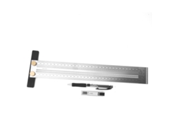 Yuru regulador de Marcação T em Aço Inoxidável com Lápis Automático 300mm Ferramenta de Carpintaria Scriber Ruler Gauge