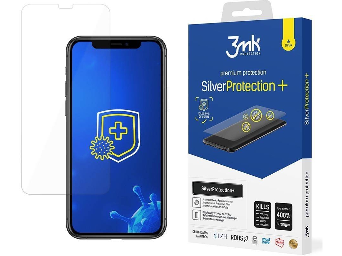 Película Vidro Temperado Apple iPhone 11 Pro 3MK Antibacteriana
