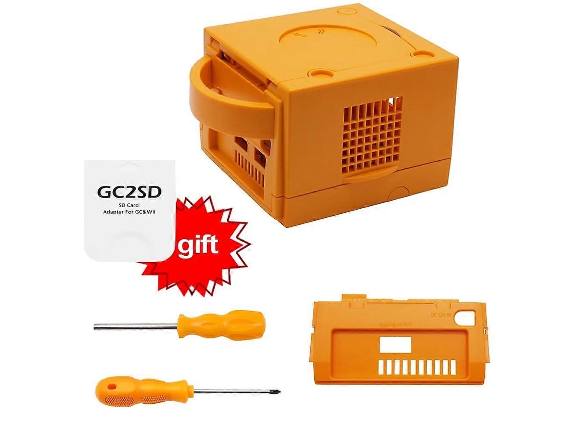 Caixa De Reposição Transparente Retroscaler Para Consoles De Videogame Ngc Gamecube Dol 001 E Dol 101 Ly Ebike