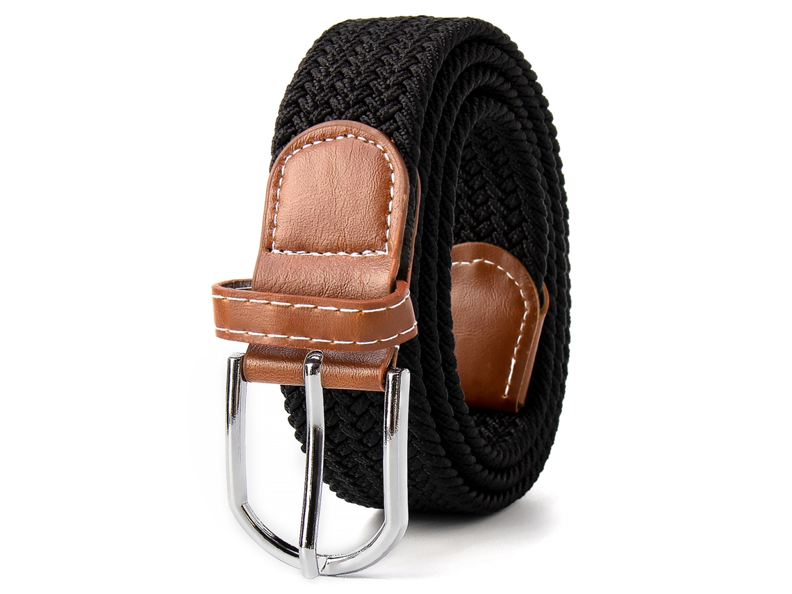 Cinto Elástico Unissexo Sem Furos 110cm, Ajustável Jeans Uso Casual, Confortável Trabalho Viagem Lazer STELASPLEN