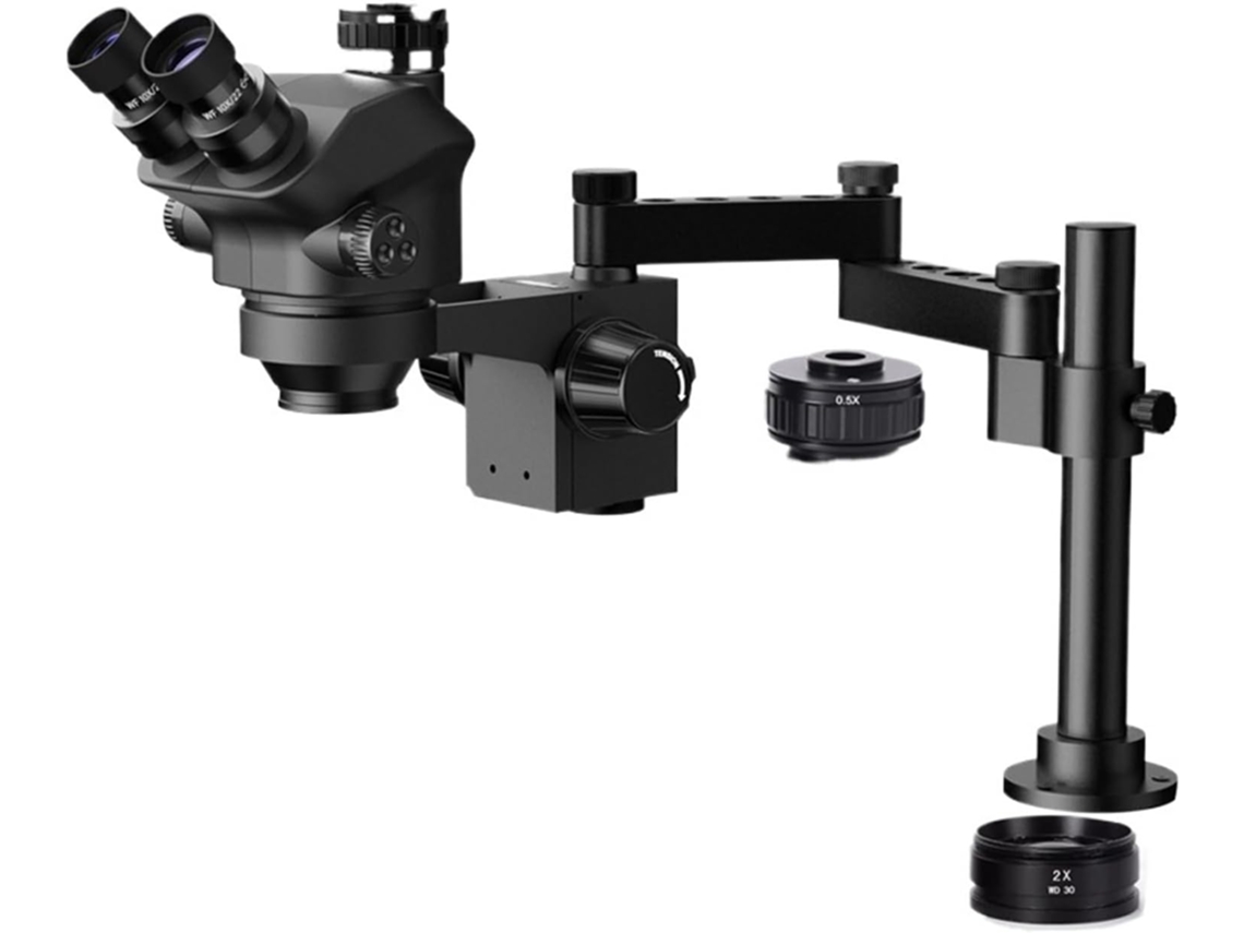 Microscópio Trinocular Estéreo com Câmera 4K SFUSHOS