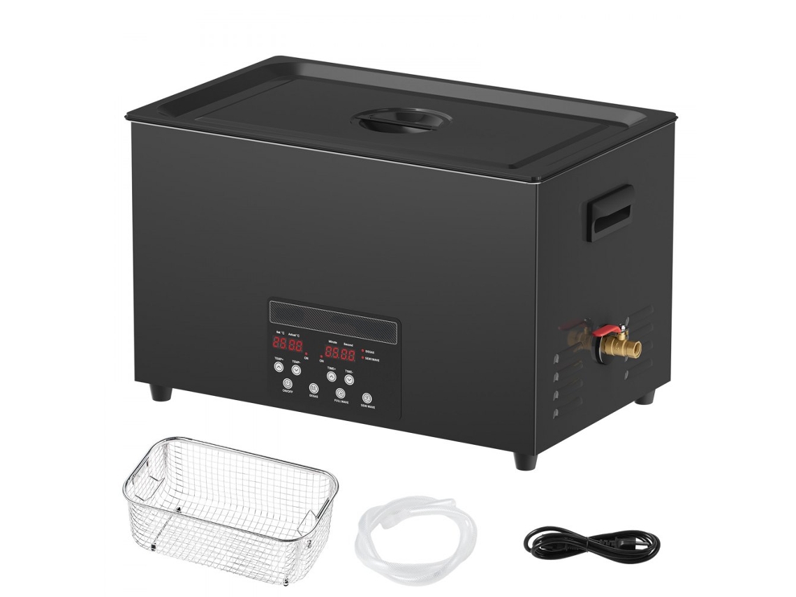 Máquina De Limpeza Ultrassônica Profissional De 30l Com Controle Digital Tekmaquinas