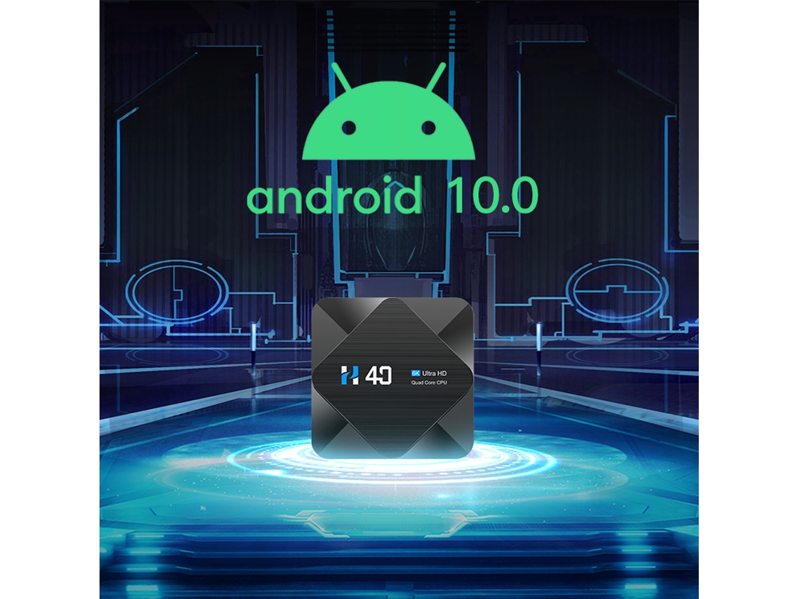 H40 Android 10.0 Smart Tv Box Allwinner H616 Quad-core Uhd 4k 6k Hdr10 Media Player 4gb/64gb Wifi 5g Bt4.1