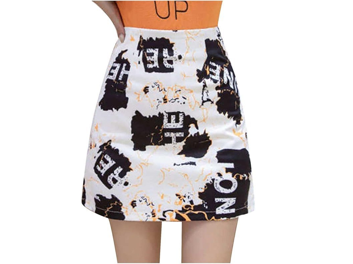 Falda Mini Fasst Estampada (S)