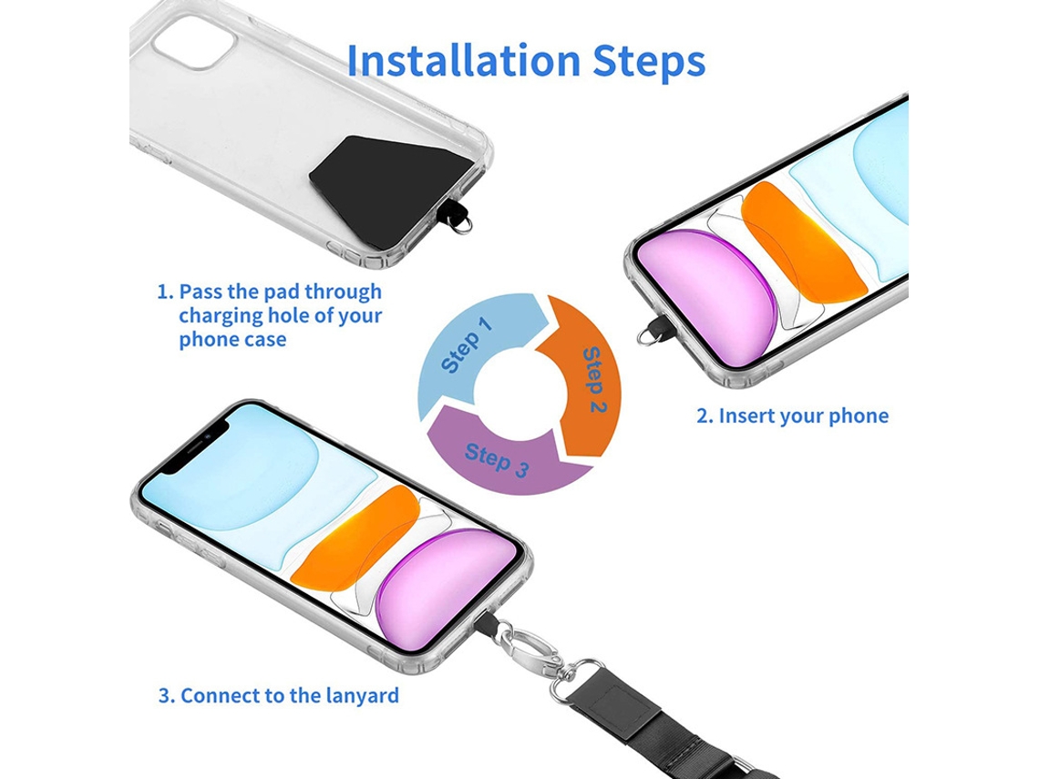 Alça Para Celular - Alça De Pescoço Para Celular - Conjunto De 2 Alças Para Celular/chaves