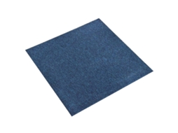 Vidaxl Tapete 20 Unid. Azul Escuro 50 X 50 Cm 100% Polipropileno