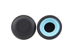 Lurelia Almofadas Auriculares Em Couro Proteico Com Espuma Viscoelástica Compatíveis Com Skull Candy Uproar Preto - 1 Par