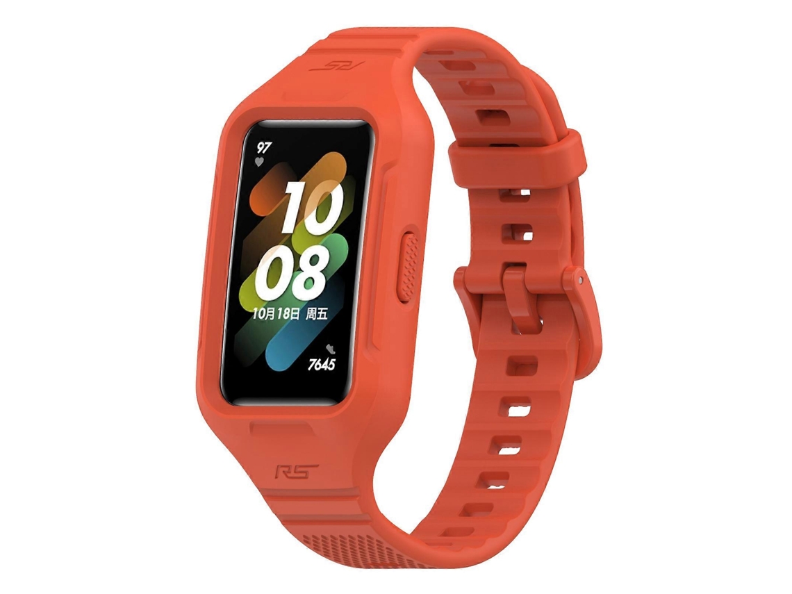 Pulseira Integrada De Silicone De Cor Sólida Para Honor Band 6