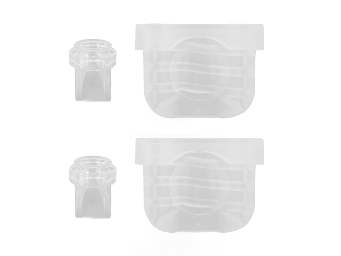 Primerox 2pcs Válvula Bico de Pato e 2pcs Membrana Silicone para Bomba de Leite S18 S21 S23