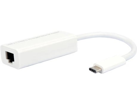 Adaptador ROLINE (USB-C - RJ45 - Branco)