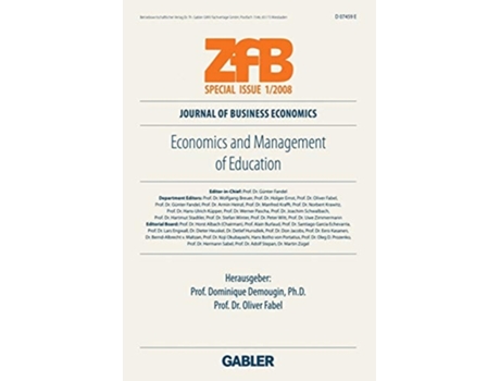 Livro Economics And Management Of Education De Oliver Fabel E Dominique Demougin (inglês)