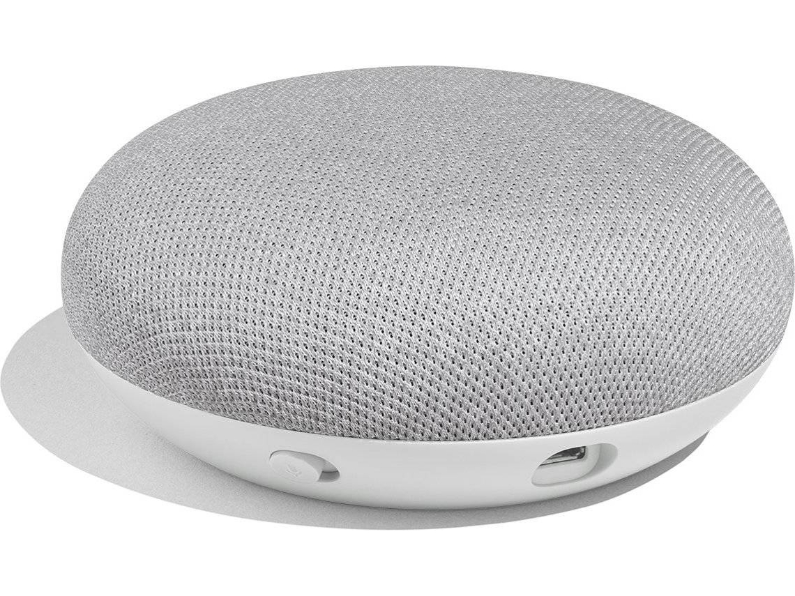 Assistente Virtual GOOGLE Home Mini Rock (Google Assistant - Branco)