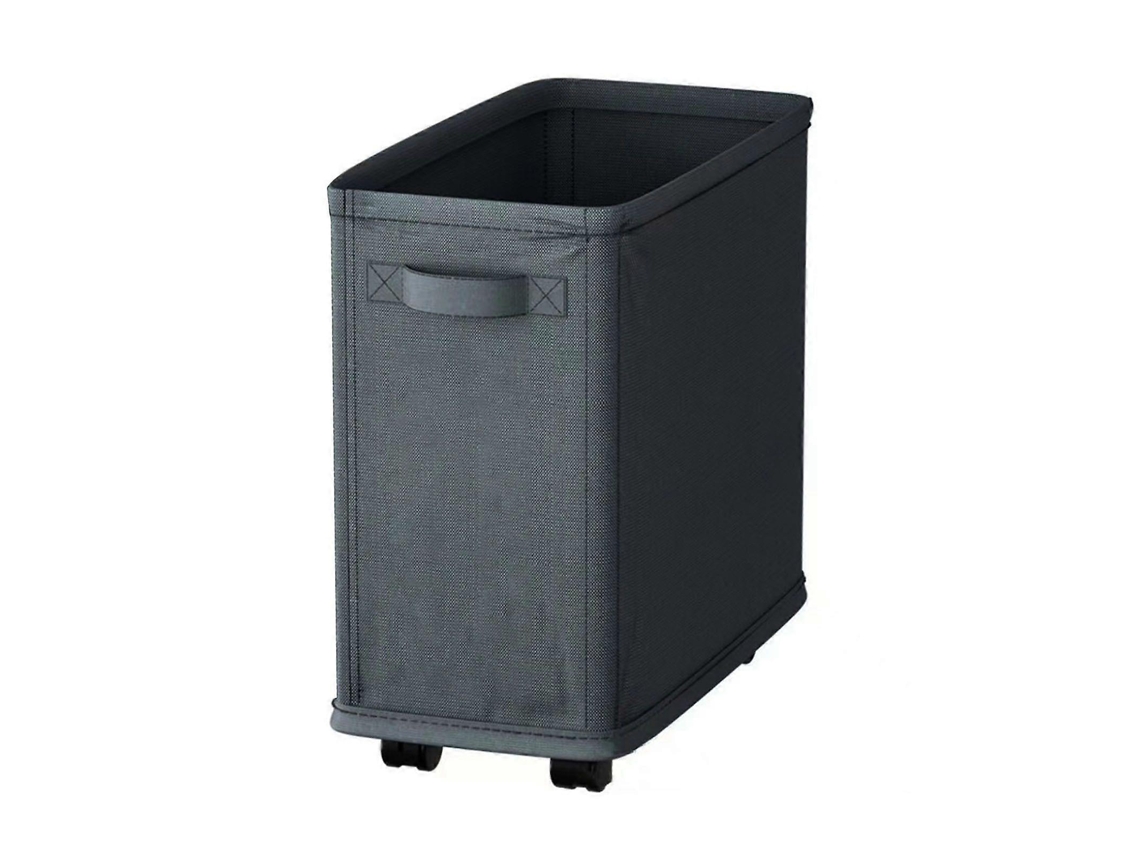 Cesto de roupa elegante Slowmoose com rodas, grande capacidade, resistente, dobrável