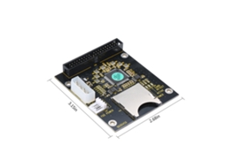Adaptador Sd Para Ide 5v Placa Conversora 3,5 Polegadas 40 Pinos Placa Riser Suporta Até 128gb Sdxd