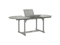 Dining Table, Dining Tables Vidaxl Cinzeto Madeira De Acácia (200 X 100 X 75 Cm)