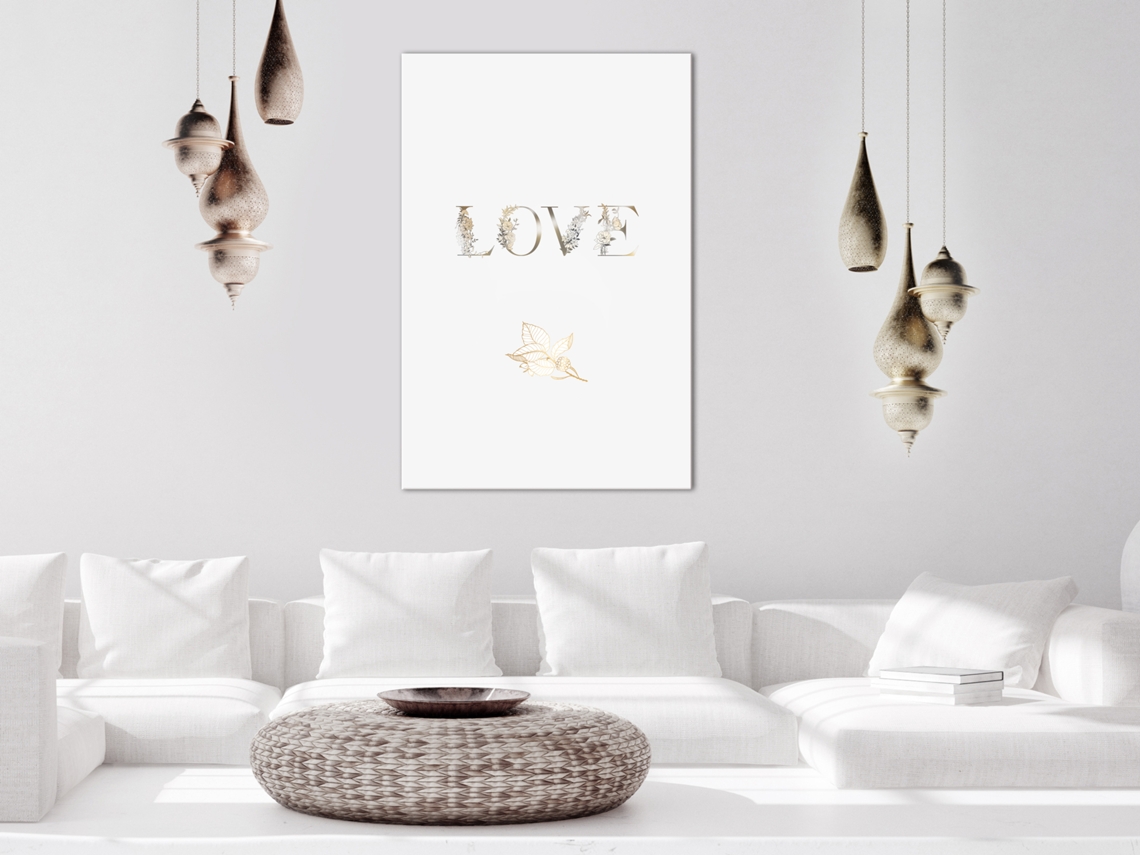 Quadro ARTGEIST Love Is Strength (1 Part) Vertical (40x60)